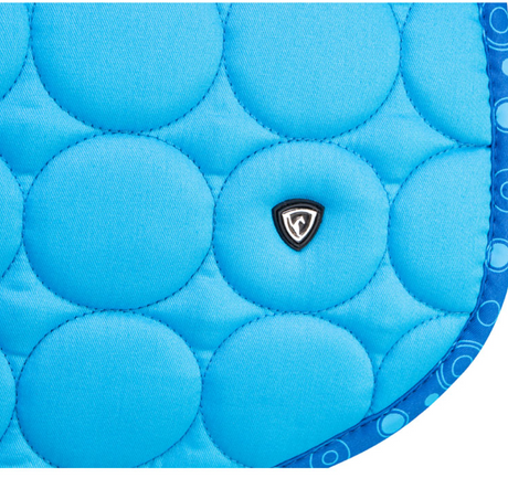 Hy Equestrian DynaMizs Ecliptic Close Contact Saddle Pad #colour_cobalt-ocean