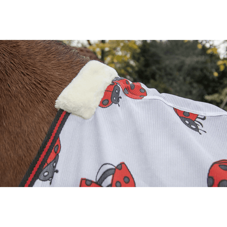 HKM Ladybug Fly Rug #colour_white-red