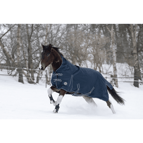 HKM Starter 600D Highneck Rug 100g Filling #colour_deep-blue