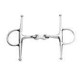 Korsteel Stainless Steel French Link Full Cheek Eggbutt Snaffle Bit