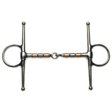 Korsteel Stainless Steel Copper and Steel Rollers Full Cheek Snaffle Bit