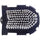 Imperial Riding Grooming Glove With Massage Side #colour_navy-stripe