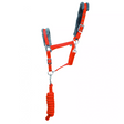 Hy Sport Active Head Collar & Lead Rope #colour_terracotta-orange-grey