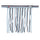 Imperial Riding Fly Fringes Nylon With Velcro #colour_blue-navy-silver